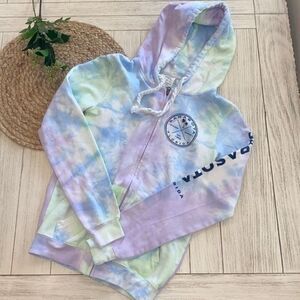 Southern Spirit tie dye zip up hoodie size small